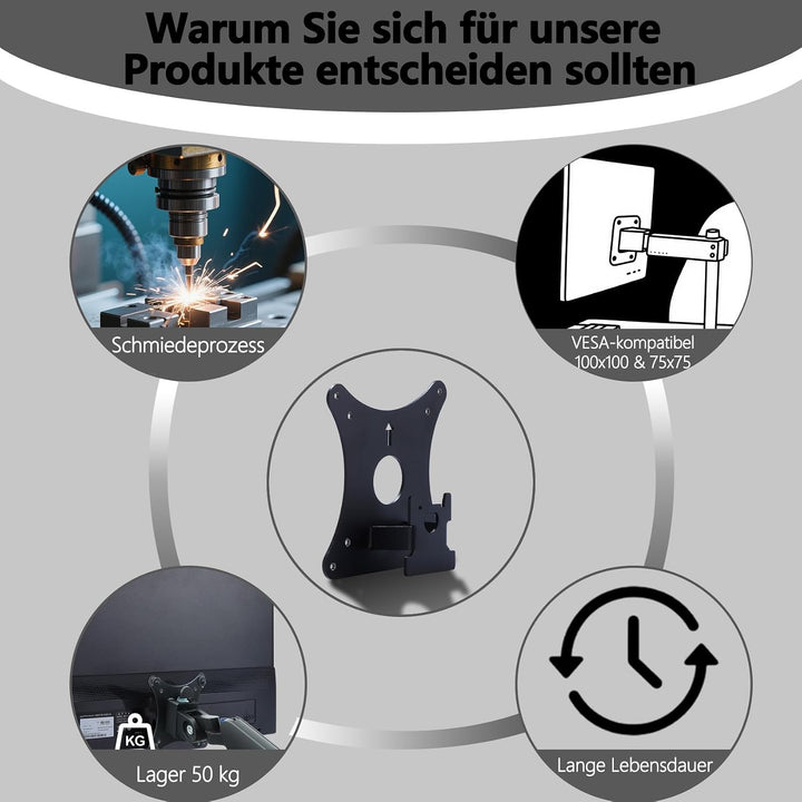 SB271 VESA-Adapter kompatibel mit Acer 24" 27" Monitoren(Passend für SA241Y bi,SA271 bi,SB241Y Abi,S