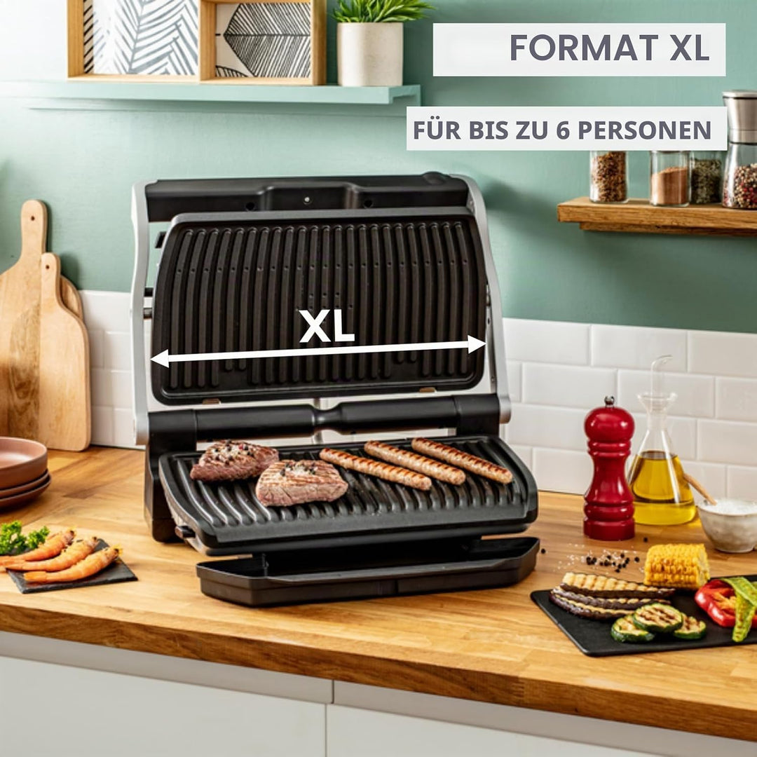Moulinex Optigrill+ XL, Elektrogrill für den Innenbereich, ideal zum Kochen von Fleisch, Fisch und G
