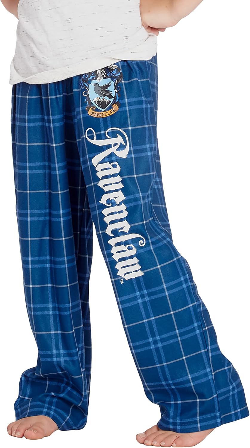 INTIMO Harry Potter Big Boys Häuser Plaid Pyjama Lounge Pants (Slytherin, 10/12)