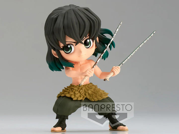Banpresto Q Posket: Demon Slayer Kimetsu No Yaiba - Inosuke Hashibira Ⅱ (Ver.B) Figure (13cm) (18456