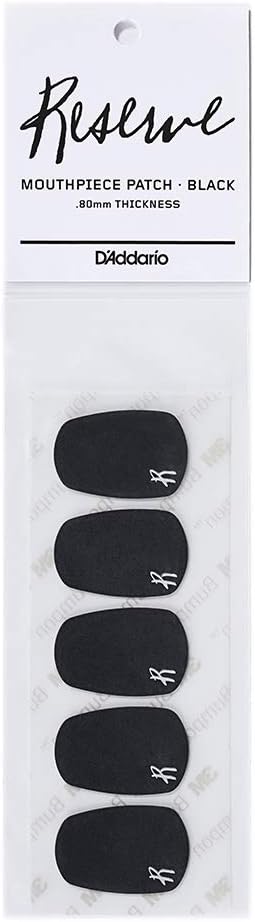 VANDOREN CR163T & Reserve Bissgummi schwarz Stärke 0,8 mm Stärke 3 Bundle mit Bissgummi, Stärke 3 Bu