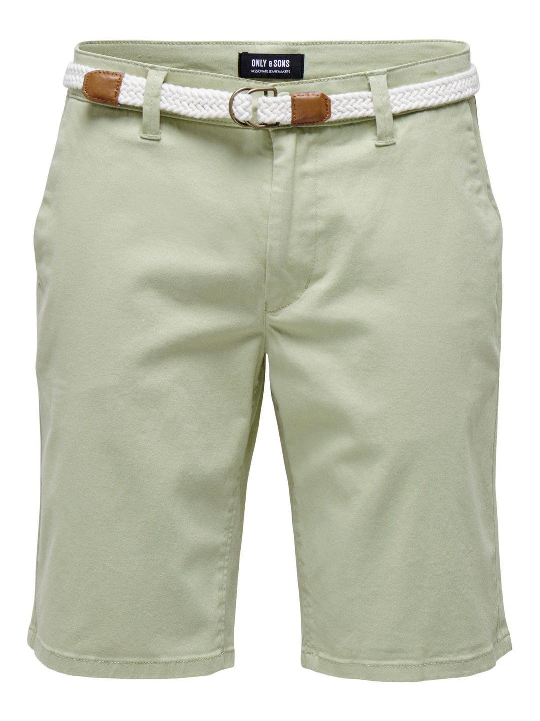 ONLY & SONS Herren Onswill Chino Shorts Belt Pk 6557, Chinchilla