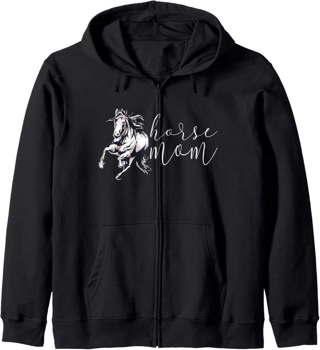 Horse Mom - Lustige Pferde Mama / Reiterin Kapuzenjacke
