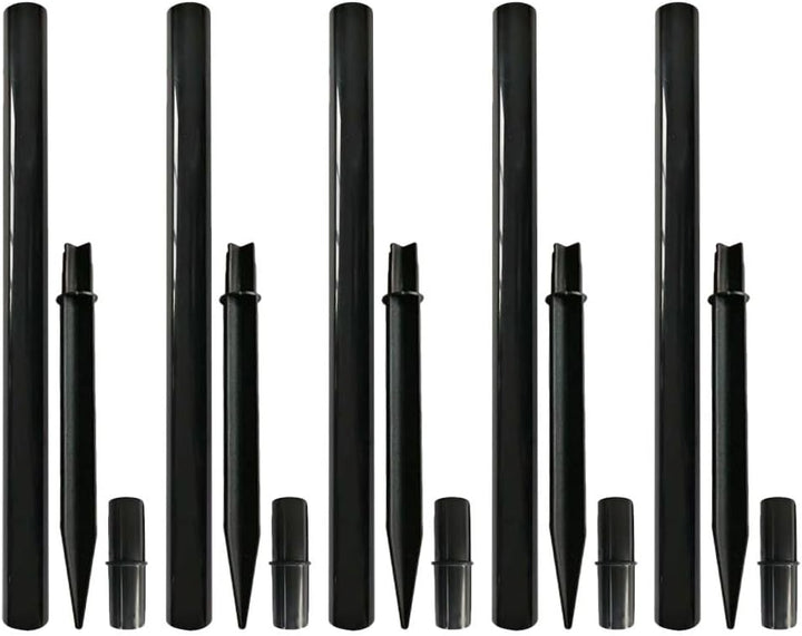 Yardwe Solarleuchten Zubehör Set - 15 Stück Erdspiess Verlängerung Adapter Verbindungsteile Für Flam