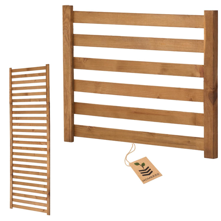 Modulares Rankgitter 50cm hoch – Spalier für Homerzo Pflanzkübel – Erweiterbare Holz Gitterwand für