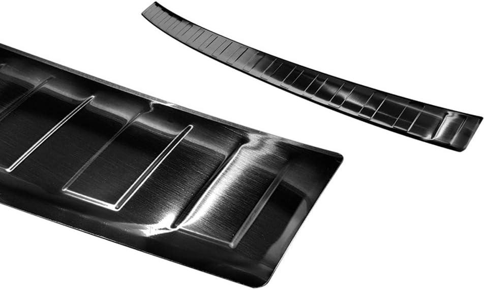 Avisa Schwarz Edelstahl Heckstossstangenschutz kompatibel mit Volkswagen Caddy 2004-2015 & FL 2015-2