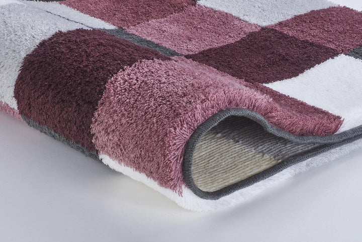 Kleine Wolke 5426407225 Badteppich Caro, 70 x 120 cm, Old Rose Old Rose 70 x 120 cm, Old Rose 70 x 1