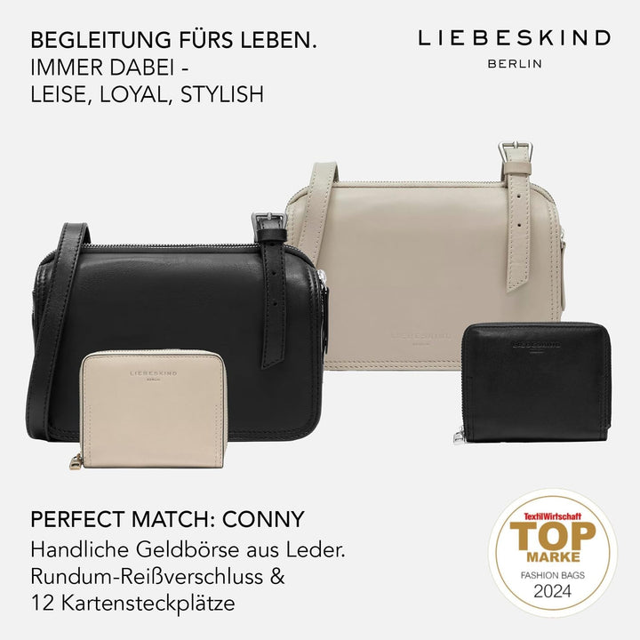 Liebeskind Berlin Damen-Umhängetasche „Mareike“ I Crossbody Bag Damen aus Leder mit verstellbaren Sc