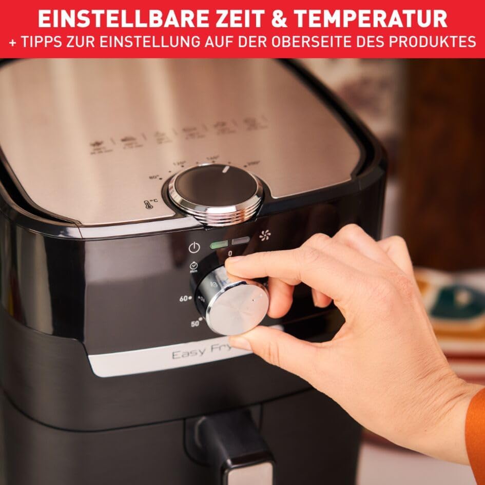 Tefal EY5018 Easy Fry & Grill Classic Heissluftfritteuse | 2-in-1 Technologie (Air Fryer und Grill)