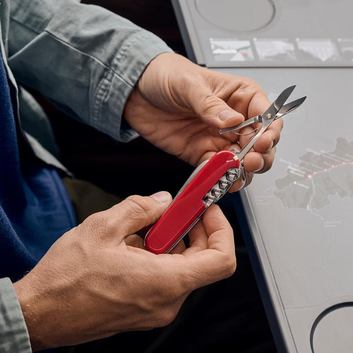 Victorinox, Schweizer Taschenmesser, Swiss Champ, Multitool, 33 Funktionen, Klinge, gross, Korkenzie