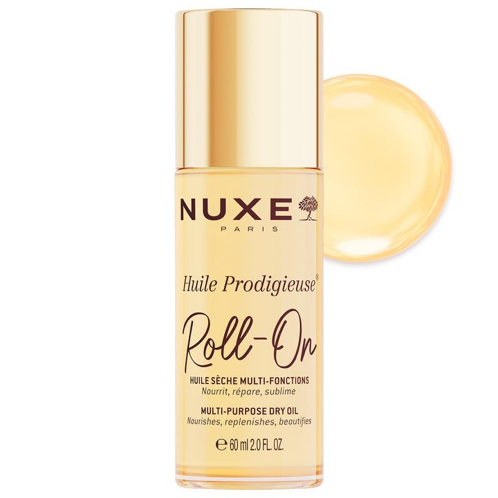 Nuxe Huile Prodigieuse Roll-On Olio Feuchtigkeitsspendende Nährstoffreihe und Sublima, 60 ml