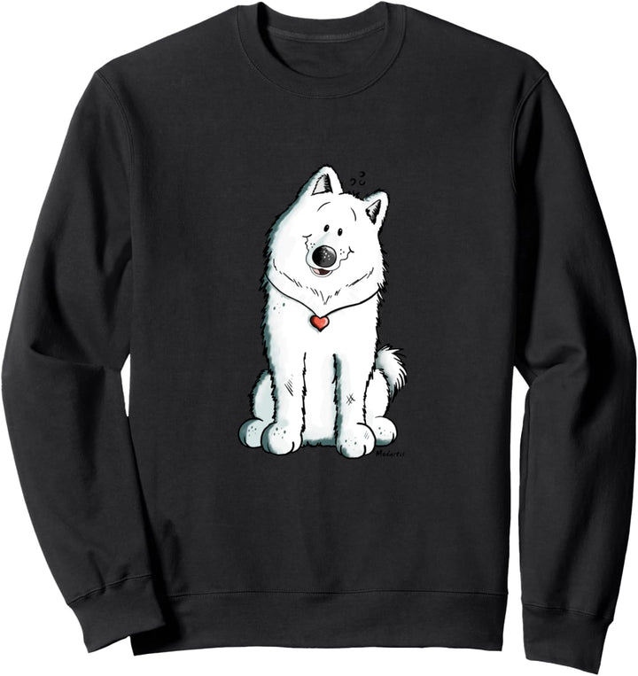 Knuffiger Samojede Hund Samojeden Geschenk für Hundefreunde Sweatshirt
