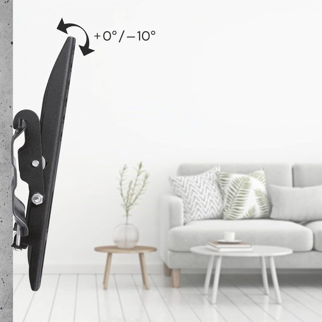 Hama TV Wandhalterung Neigbar (19-46 Zoll TV Halterung für Fernseher bis zu 25 kg, max. VESA 200x200