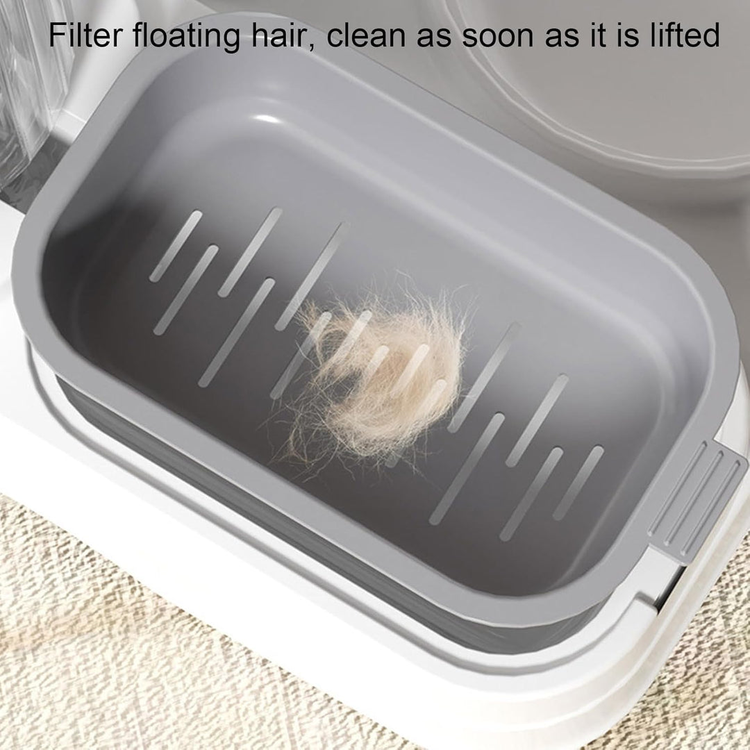 Automatischer Futterspender für Katzen und Welpen, Trockenfutter und Wasserspender, grosse Kapazität