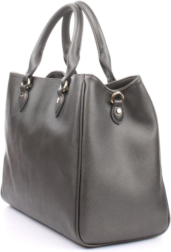 Liu Jo BOSTON BAG N66227E0140 Damen Bowlingtaschen 34x27x17 cm (B x H x T), Grau (Gun metal 90011)