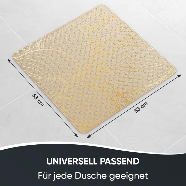 Sanilo Badematte 53 x 53 cm, rutschfeste Duschmatte für Dusche und Badewanne, Antirutschmatte maschi