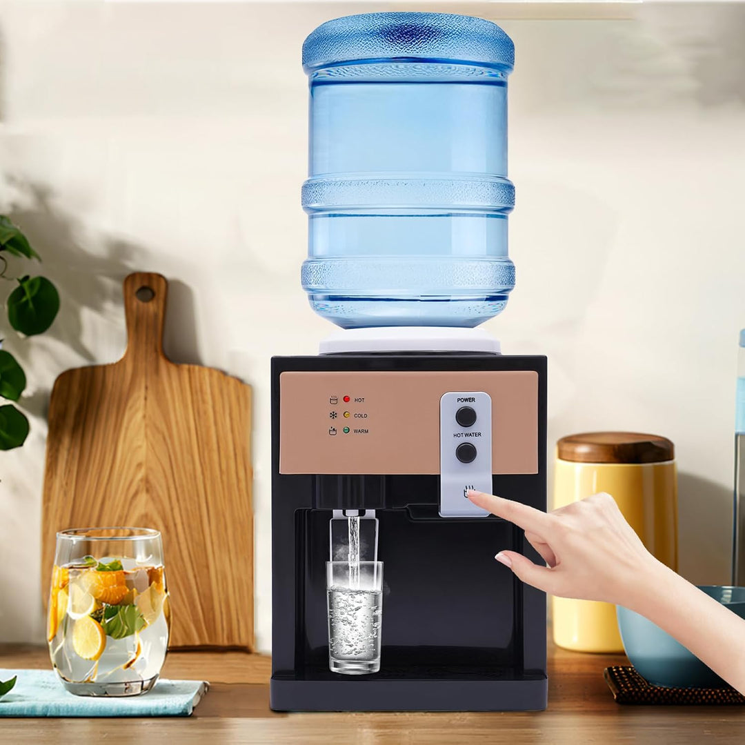 Heiss Kalt Wasserspender 550W Tischwasserspender Mit Kühlung Heizung Kühlt Auf 8°C,Heizt Auf 95°C,50