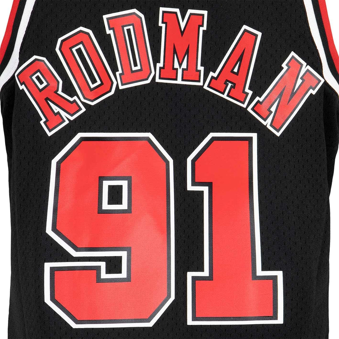 Mitchell & Ness Swingman Dennis Rodman Chicago Bulls 97/98 Trikot XL Schwarz, XL Schwarz
