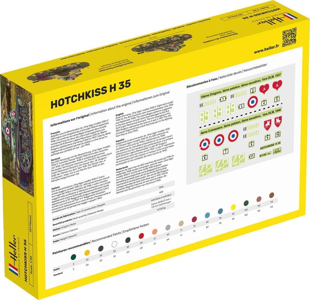 Heller 81132 Modellbausatz Hotchkiss