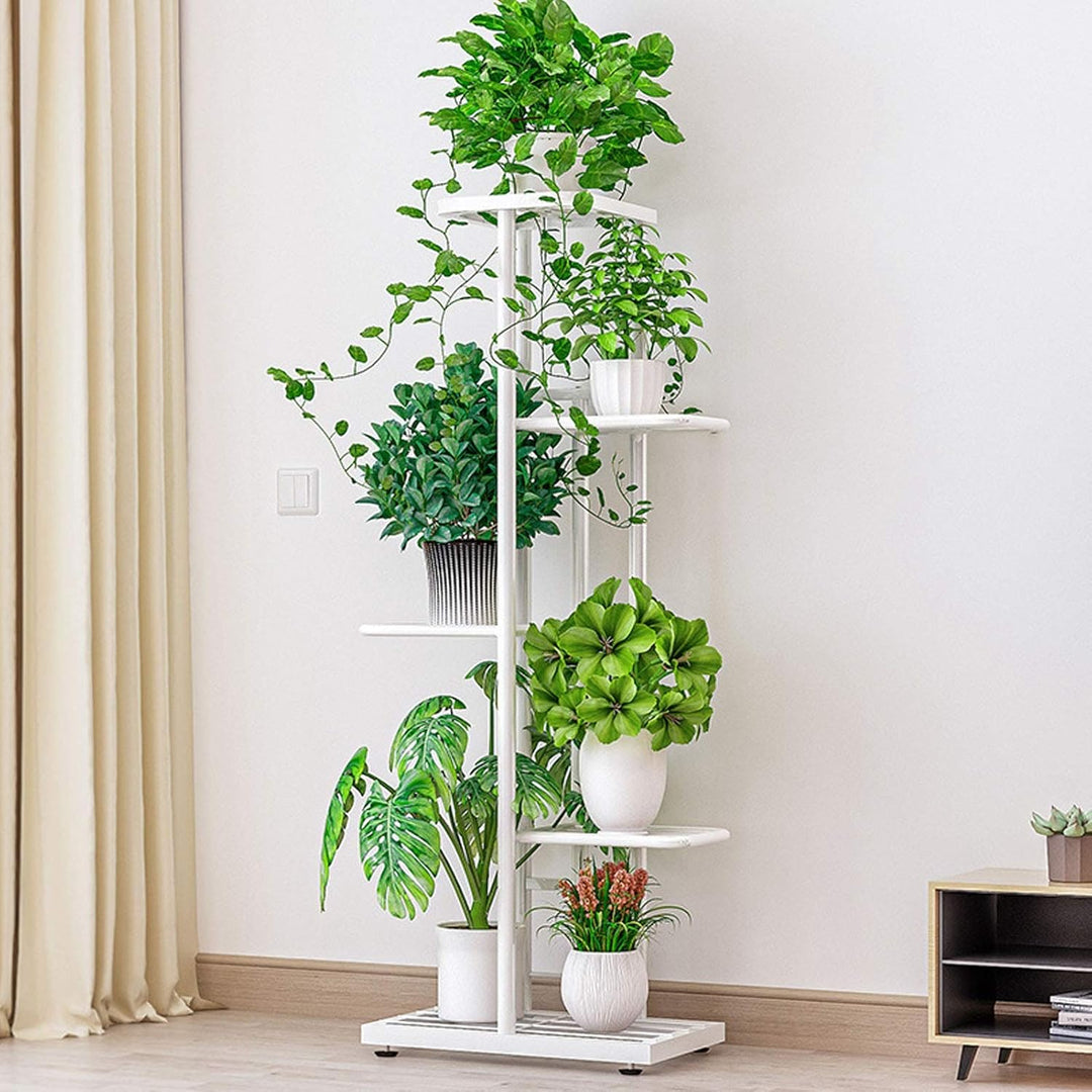 Wakects Regale für Pflanzen, Blumenregal, Regal für hohe und niedrige Blumenkübel für Garten, Terras