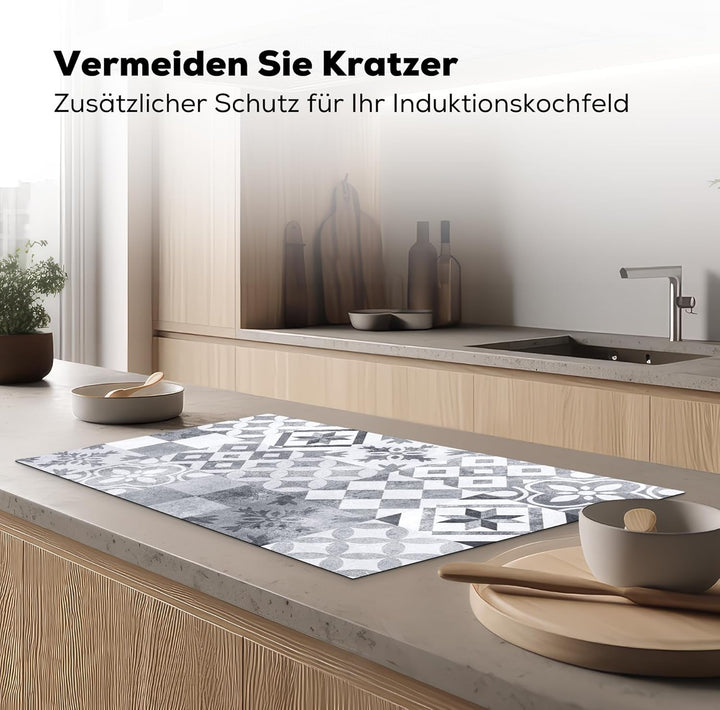 Herdabdeckplatte Einteilig 90x52 cm Küche Ceranfeld Abdeckplatte Cerankochfeld Abdeckung Induktionsk