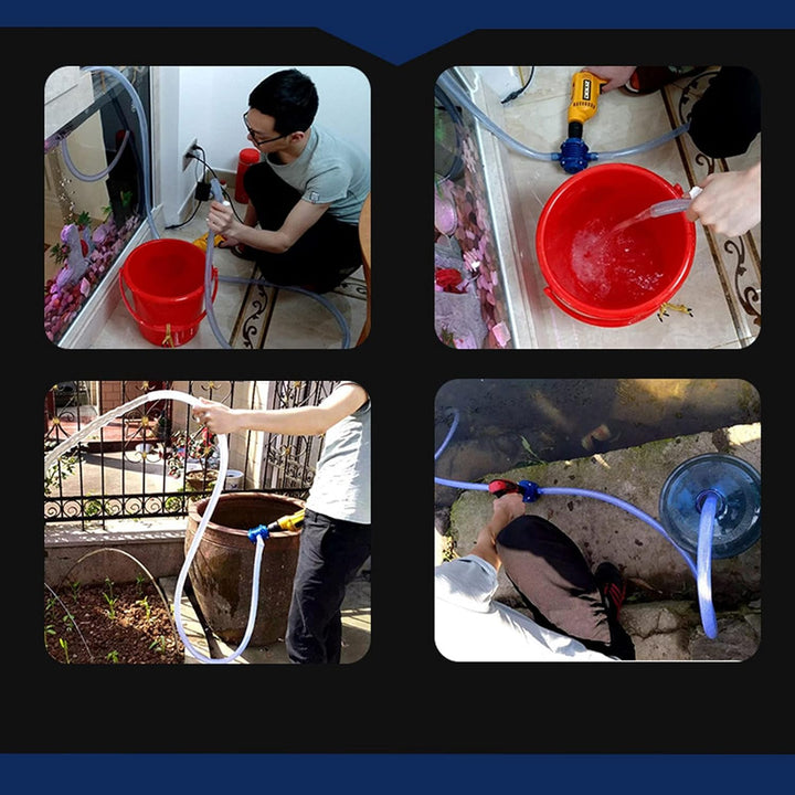 banapoy Handbohrmaschine Wasserpumpe, tragbare elektrische Bohrmaschine Pumpe selbstansaugend Wasser