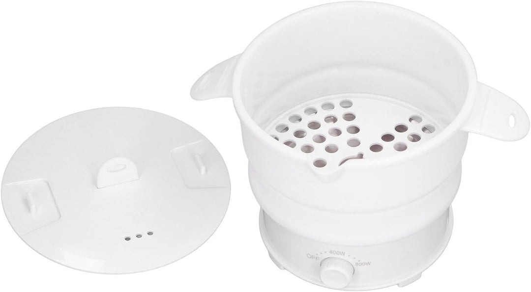 Elektrischer Kocher, faltbar, für Reisen, multifunktional, Silikon, Lebensmittelqualität, 1,2 l, bre
