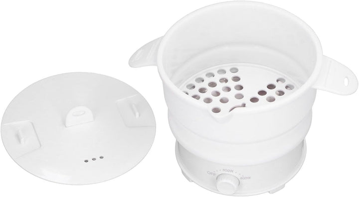 Elektrischer Kocher, faltbar, für Reisen, multifunktional, Silikon, Lebensmittelqualität, 1,2 l, bre