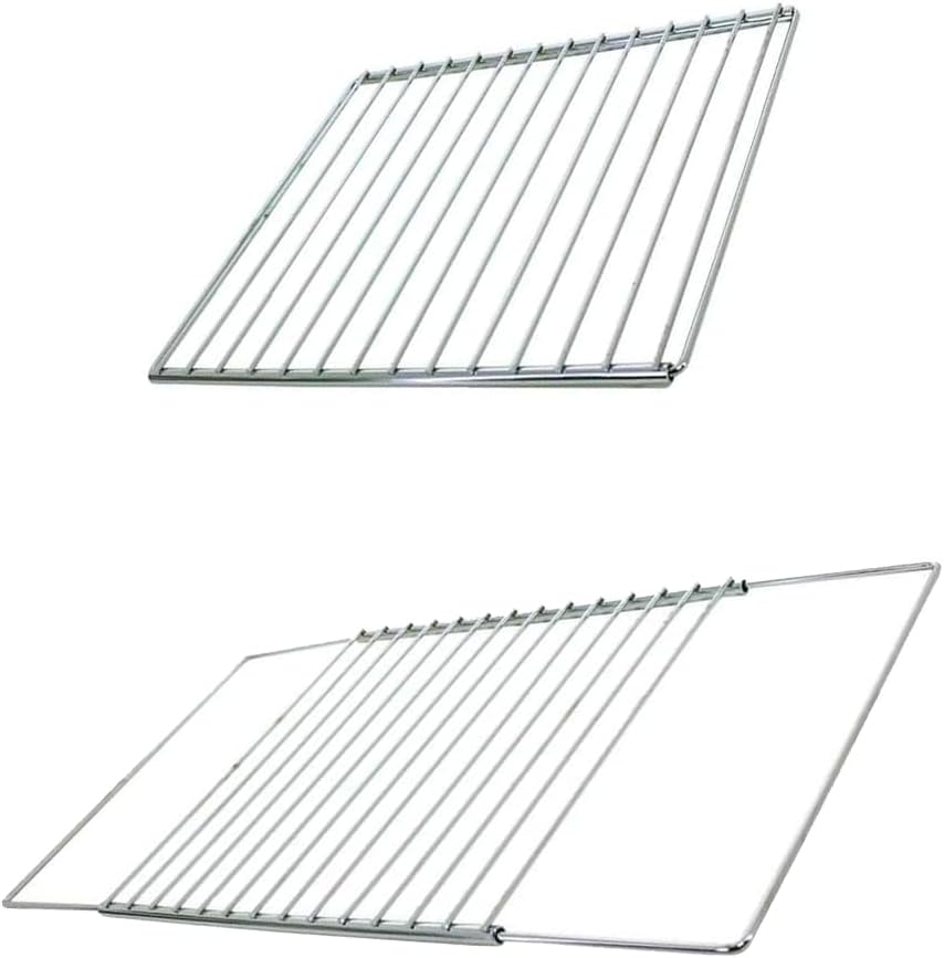 GC GLOBALCOMMERCE Grillrost ausziehbar 47 cm, Metall, grau, Estensibile da 47cm a 75cm