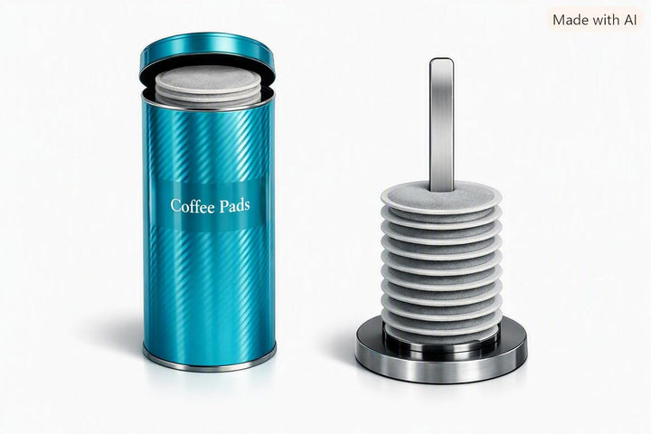 Kaffeepaddosen für Senseo Kaffeepads, 4er Pack, Coffee Time I mit Padheber
