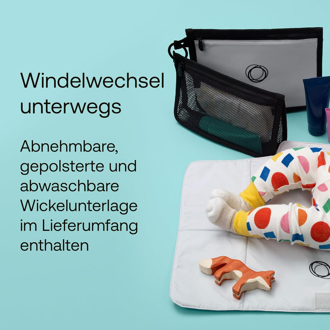 Bugaboo Wickelrucksack, Wasserabweisende Tasche aus nachhaltigem Material, Einfach zu reinigen, mit