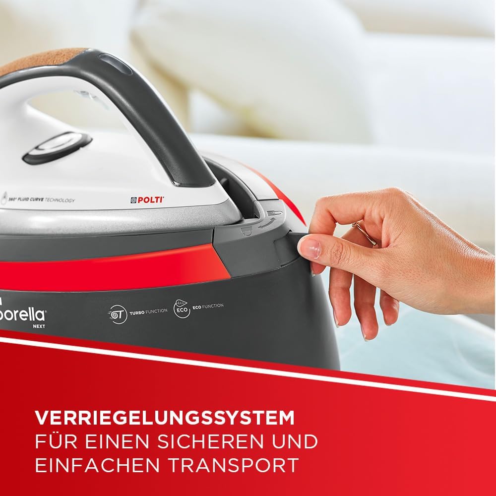 Polti Vaporella Next VN18.30, Dampfbügelstation mit Heizkessel, 6 Bar, mit ECO-Funktion und TURBO-Fu