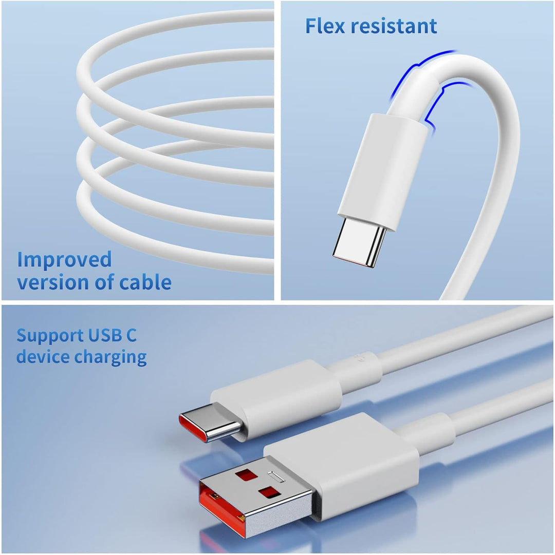 Ladegerät 100W und 2Meter Kabel für Xiaomi Redmi Note 15 Pro+ POCO X8 Pro Max F8 Ultra 17 Pro Max 5G
