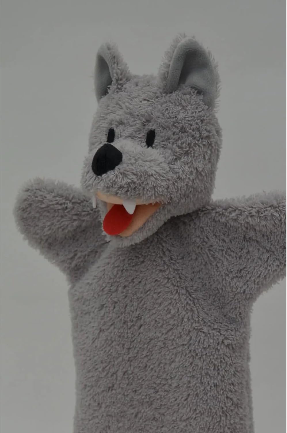 Wolf Handpuppe, 30 cm