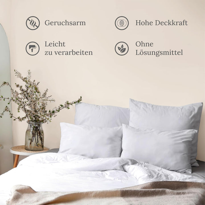 Preismaxx Profiweiss urban colors, bunte Wandfarbe, beige, perlbeige, pearl beige 10L, Innenfarbe, h