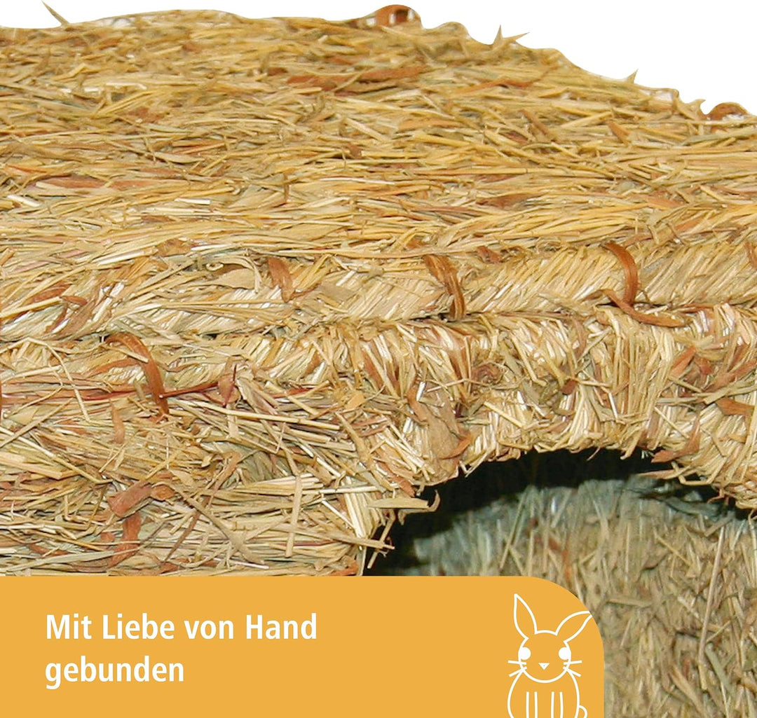 Kerbl Grashaus XL (für Kaninchen / Nagetiere, natürlich getrocknetes Gras, für den Verzehr geeignet,