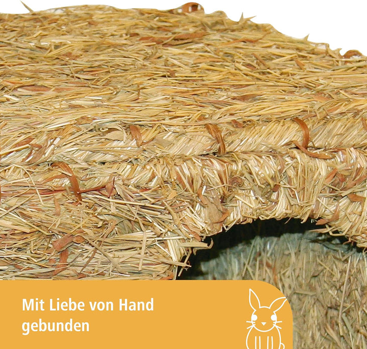 Kerbl Grashaus XL (für Kaninchen / Nagetiere, natürlich getrocknetes Gras, für den Verzehr geeignet,