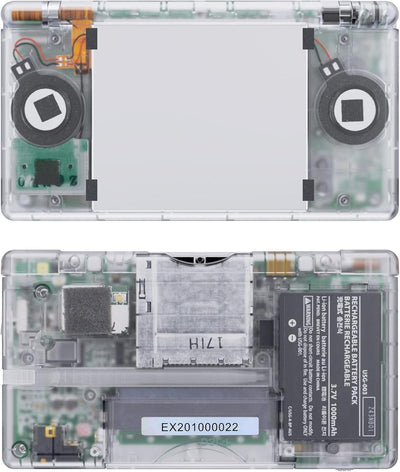 eXtremeRate Ersatz Gehäuse Case für Nintendo DS Lite NDSL, Voll Hülle&Knöpfen&Screen Protector Shell