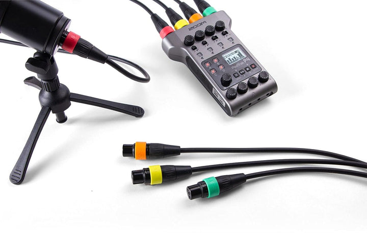 Zoom XLR-4C/CP XLR Mic Cables with Color ID Rings