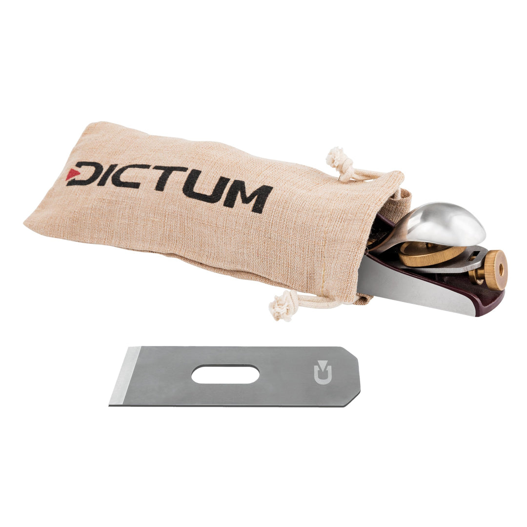 DICTUM® Einhandhobel, 12°, SK4-Eisen inklusive Ersatzeisen