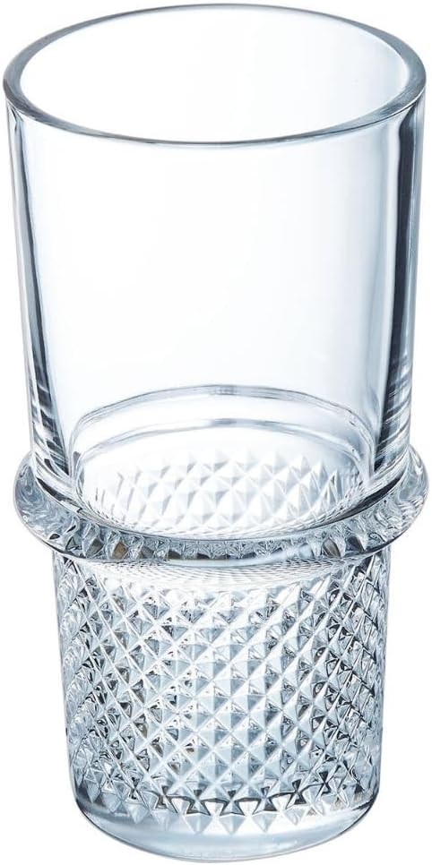 Arcoroc ARC L7335 New York Trinkglas, Wasserglas, Saftglas, 350ml, Glas, transparent, 6 Stück Longdr