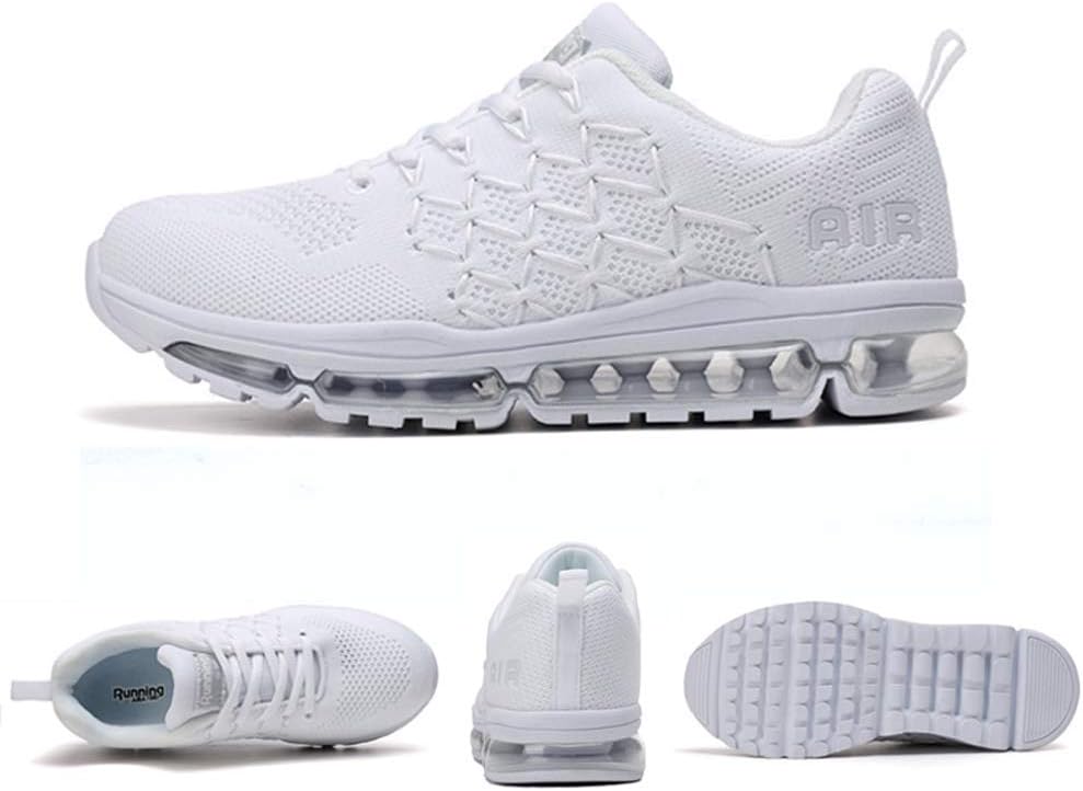 frysen Herren Damen Sportschuhe Laufschuhe mit Luftpolster Turnschuhe Profilsohle Sneakers Leichte S