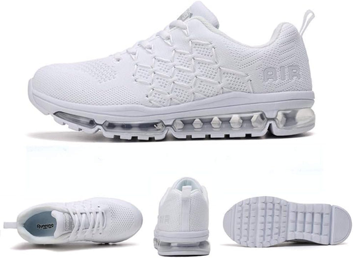 frysen Herren Damen Sportschuhe Laufschuhe mit Luftpolster Turnschuhe Profilsohle Sneakers Leichte S