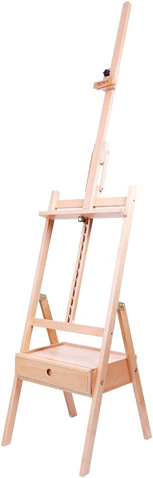 Mont Marte Signature Neigbare Box Boden Staffelei Buchenholz, hält Leinwände bis zu 92 cm in der Höh