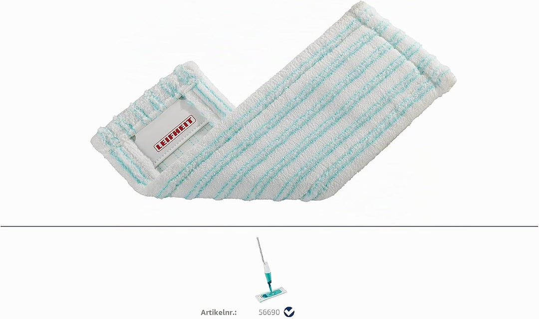 Leifheit Wischbezug EasySpray XL microduo 2er Set Wischbezug 2er Set, Wischbezug 2er Set