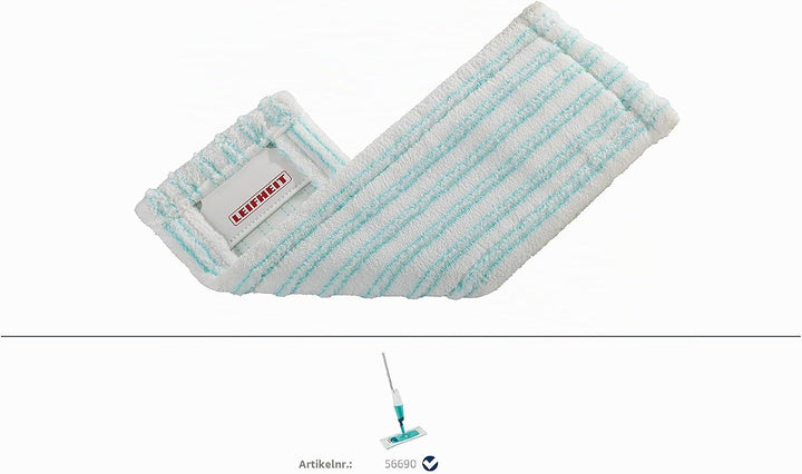 Leifheit Wischbezug EasySpray XL microduo 2er Set Wischbezug 2er Set, Wischbezug 2er Set