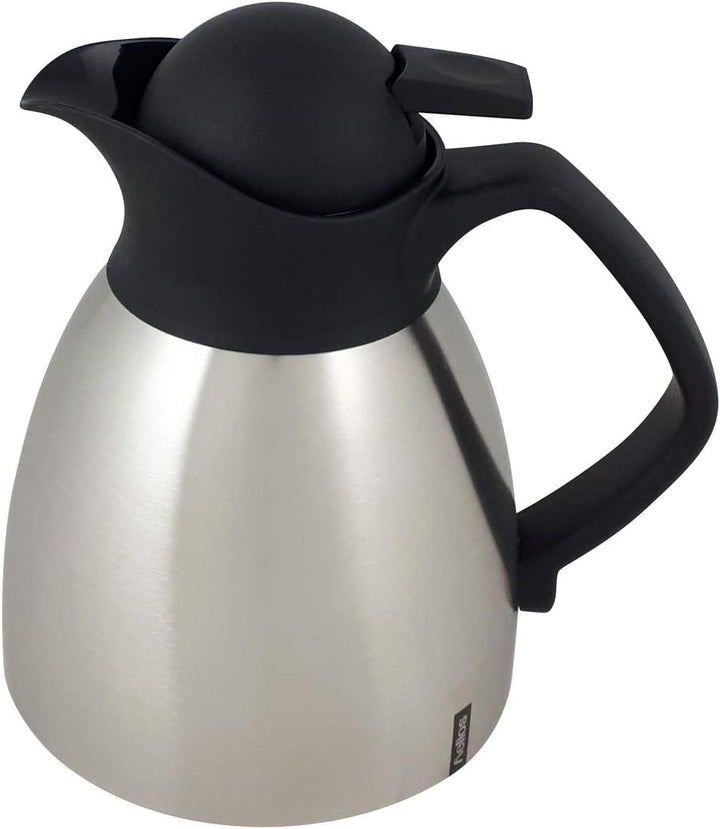 Helios Enduro Push Edelstahl-Isolierkanne, matt, 0,6 Liter, 0,6 Liter