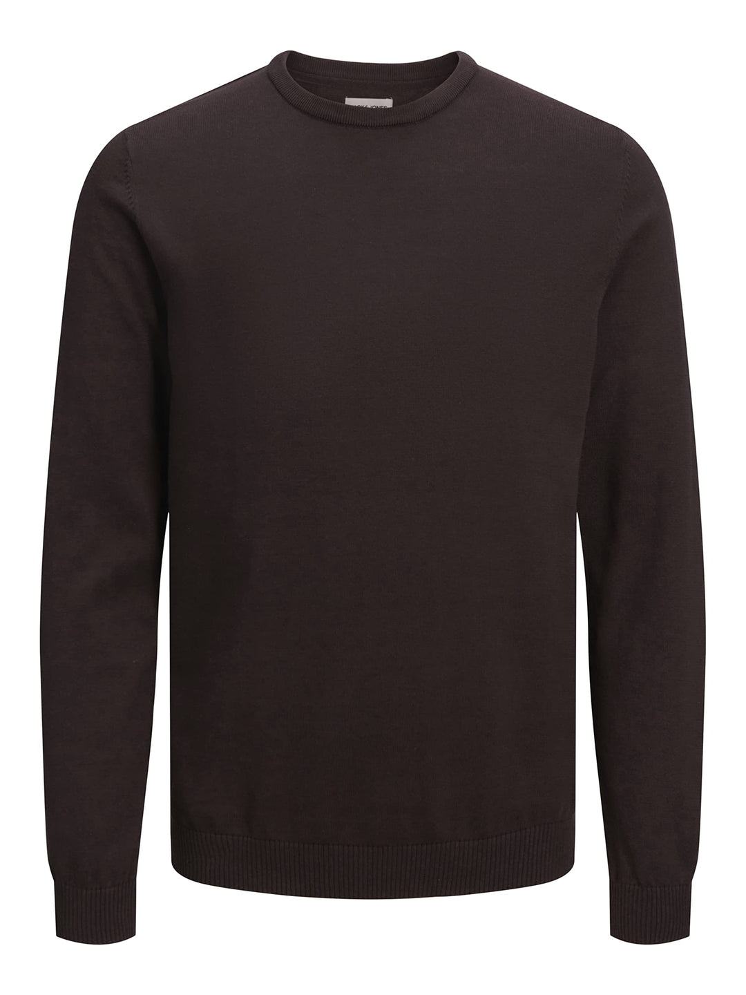 JACK & JONES Male Strickpullover Einfarbig Strickpullover S Braun (Mulch), S Braun (Mulch)