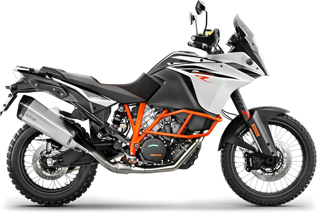 Endschalldämpfer/Auspuffanlage LeoVince SLIP-ON SBK LV-12, Titanium, Carbon Kappe, mit Zulassung für