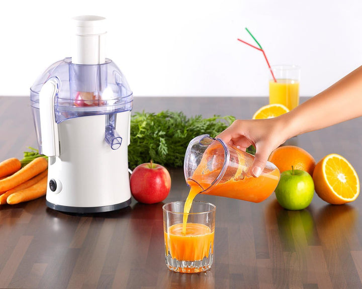 PEARL Saftzentrifuge: Elektrischer Zentrifugal-Entsafter, 260 Watt, 10.000 Upm (Küchen